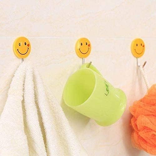 Wall Hanging Hook Set | 9-Piece Emoji Face Hooks with Strong Poster Adhesive Image