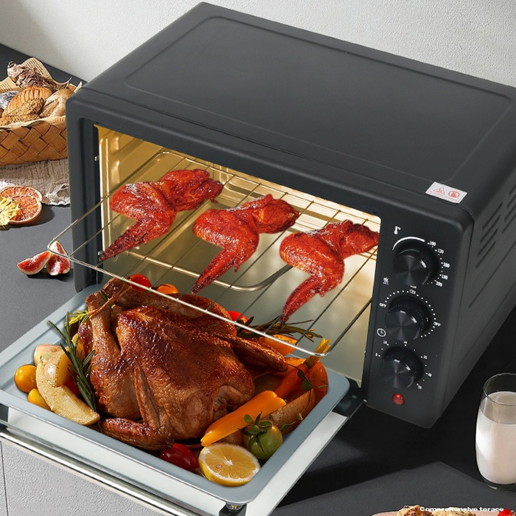 18L Multifunction Toaster Oven - Convection Pizza Maker, 6-in-1 Electric Oven for Baking, Roasting & Toasting Image