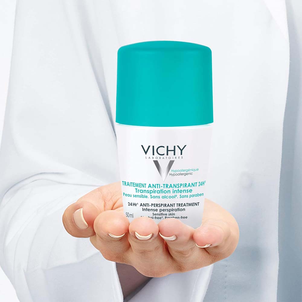 Vichy 48H Anti-Perspirant Deodorant - Intensive Treatment for Long-Lasting Protection & Freshness, 50ml Image