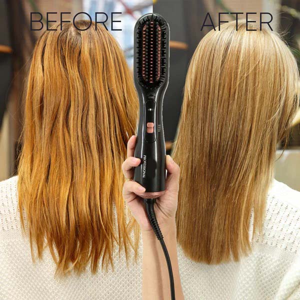 3-in-1 Hair Dryer and Styler – Hair Styling Brush with Smooth Dry Plus Technology for a Radiant Look Image
