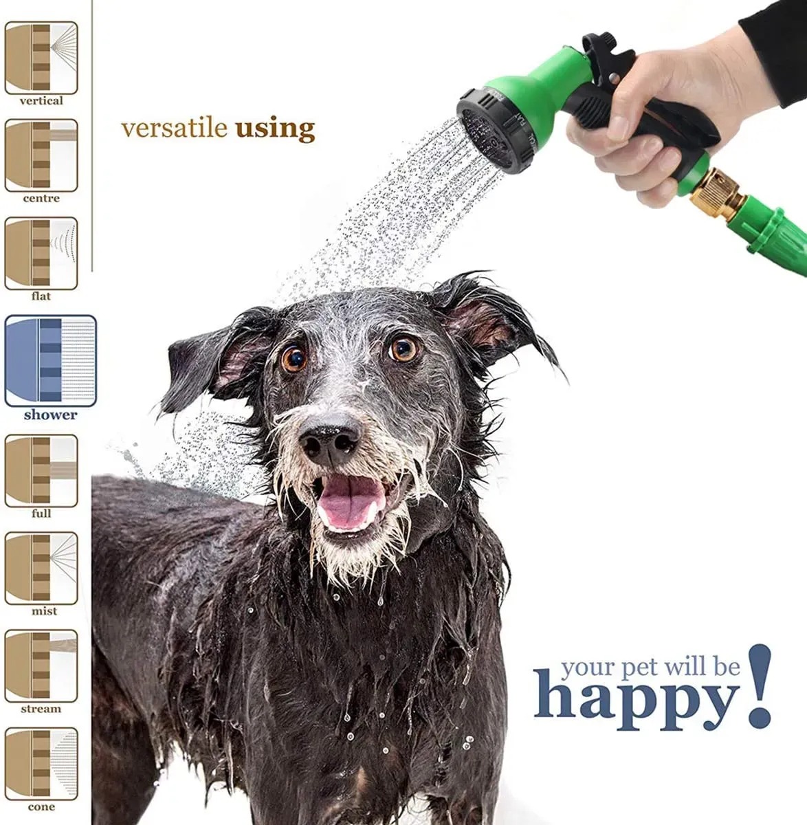 100Ft/30M Magic Hose Pipe | Expandable Garden Hose with Spray Gun | Flexible Water Hose for Car Washing, Pool Filling, and Plant Watering Image