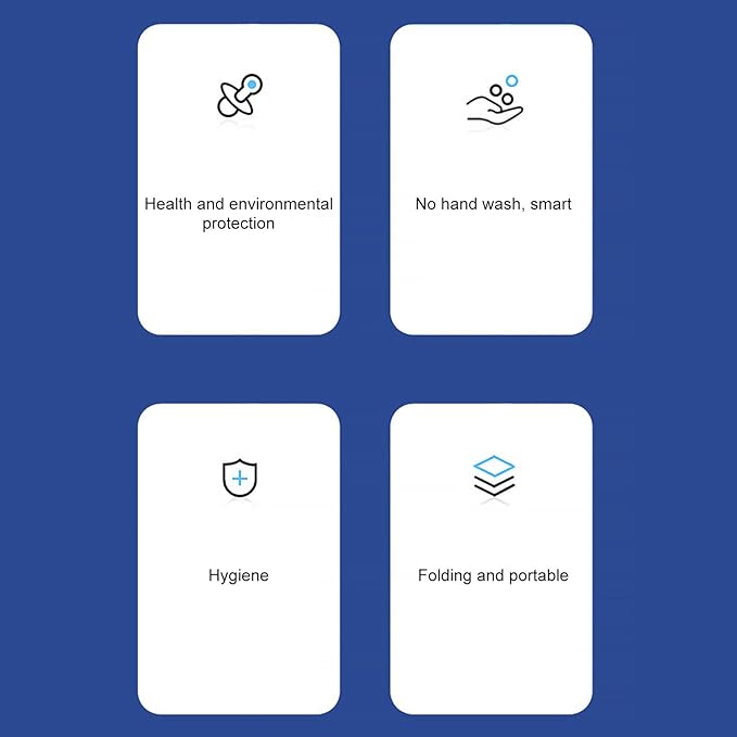 Portable Washing Machine | Mini Foldable Bucket Washer & Dryer Combo | Small Washer with Soft Spin Dry & Drainage Pipe for Underwear, Socks, Baby Clothes, Apartment, Dorm, Laundry (Blue) Image