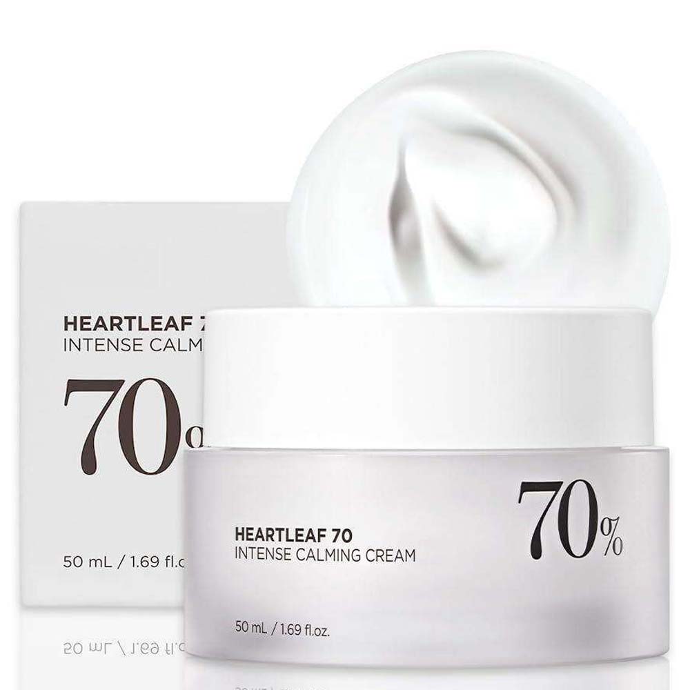 Anua Heartleaf 70 Intense Calming Cream 50ml - Soothing Moisturizer for Sensitive, Redness-Prone Skin Image