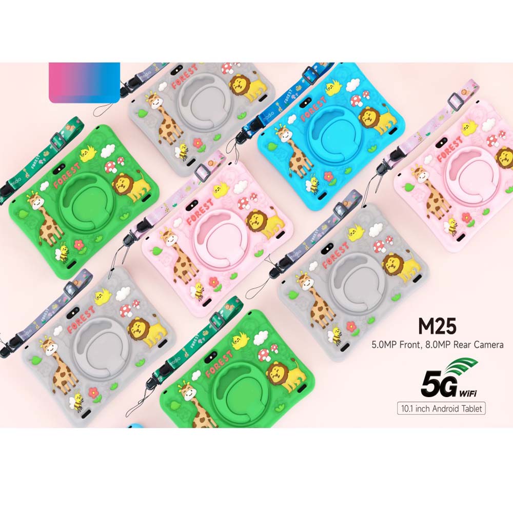 M25 Kids Tablet 10.1" Android - 6GB RAM 256GB Storage, Child-Friendly Learning & Entertainment Device  (Multi Colour) Image