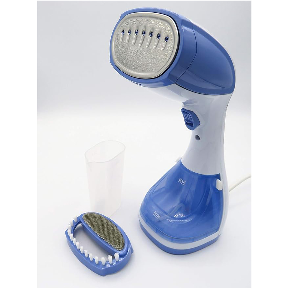 Portable Vertical Steam Iron | 1100W | Continuous Steam Output 28 g/min | Double Use Brush Head | 200ml Tank for Home and Travel Image
