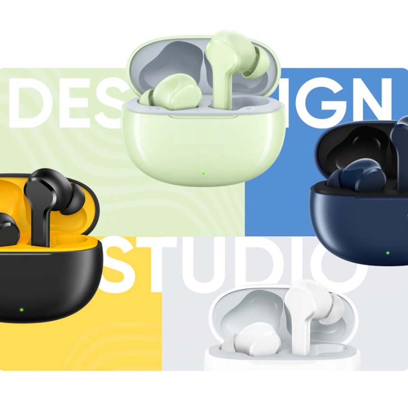 T110 Buds - Noise Cancelling Earbuds, 38H Playtime, Bluetooth 5.3, Deep Bass, IPX5 Waterproof - Premium Black In-Ear Headphones (Multi) Image