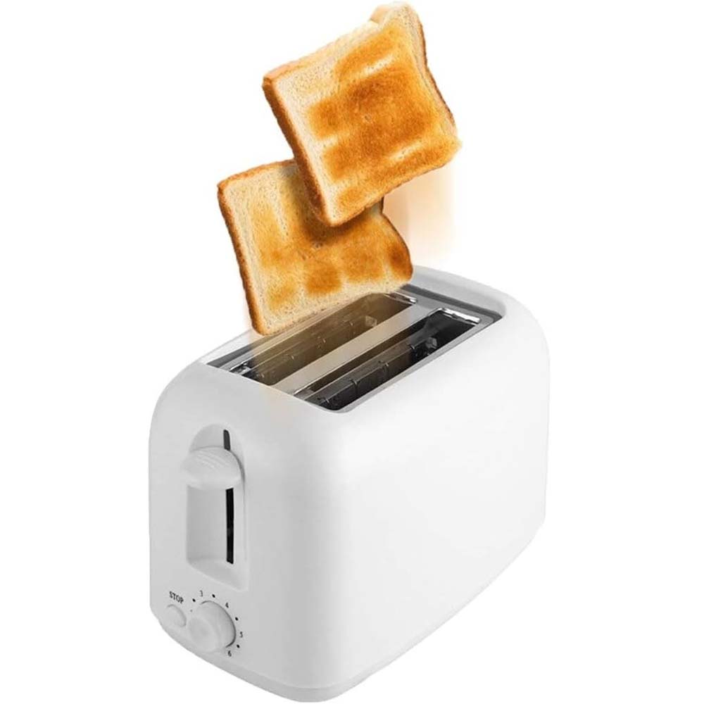 OE-506 2-Slice Toaster. 6-speed browning control, auto pop-up & removable crumb tray. Reliable for bread & sandwiches. Image