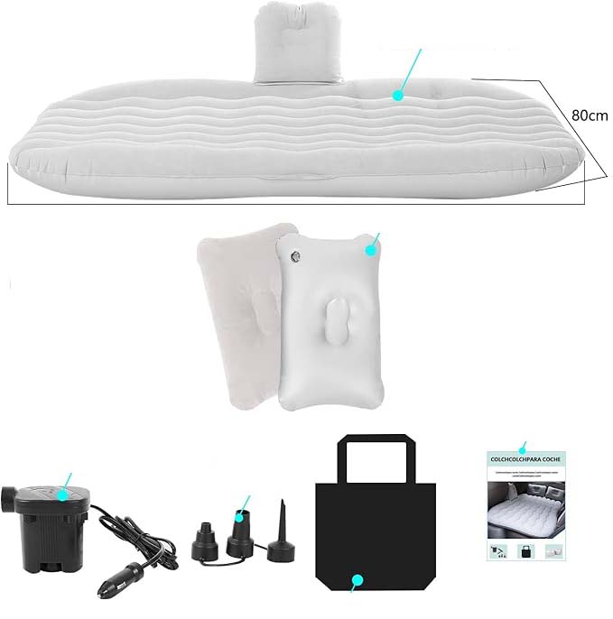 Car Air Mattress for Toyota Corolla Cross GR Hybrid | Portable Inflatable Camping Travel Bed | Comfortable Resting Mat Image