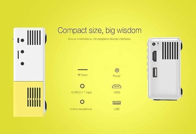 YG300 Mini Projector – Portable Pico Full Color LED LCD Video Projector for Diverse Entertainment Needs Image
