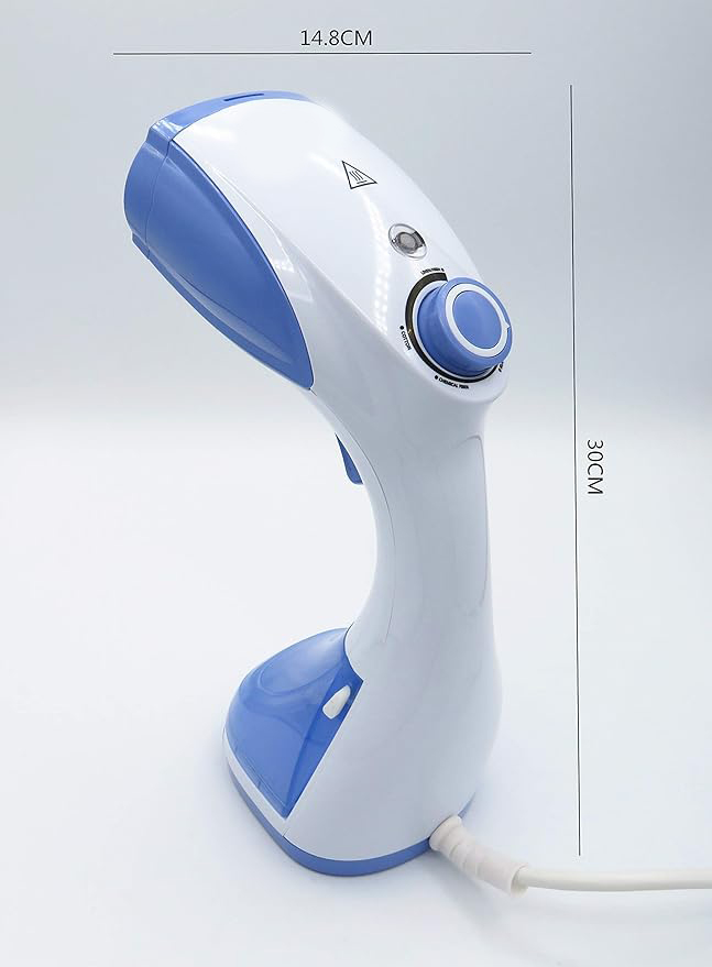 Portable Vertical Steam Iron | 1100W | Continuous Steam Output 28 g/min | Double Use Brush Head | 200ml Tank for Home and Travel Image