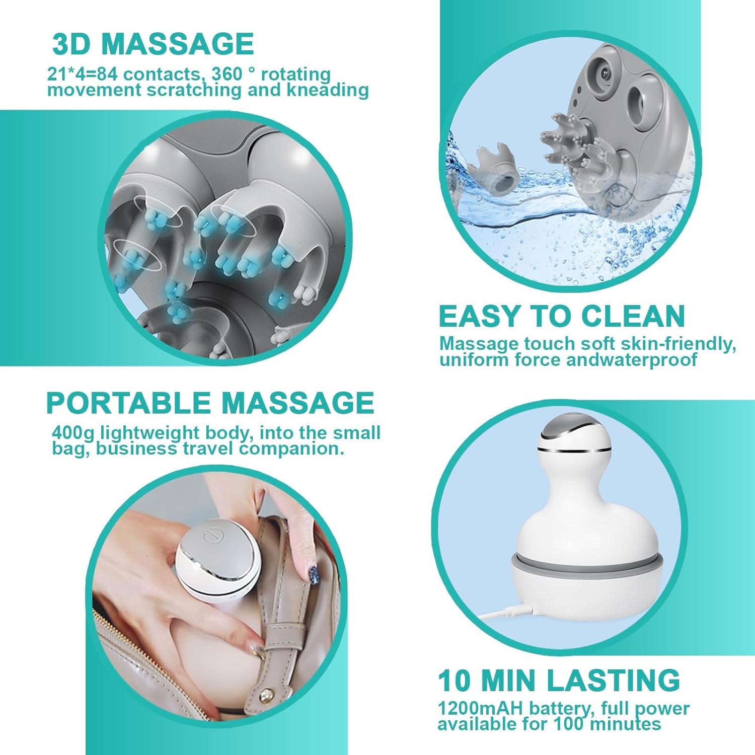 Electric Body Massager – Your On-the-Go Solution for Deep Tissue Relaxation Image