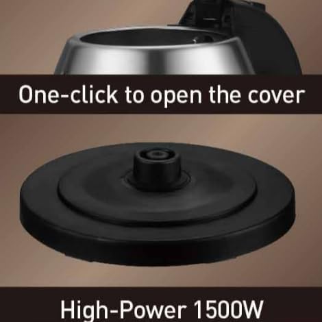 1500W Stainless Steel Electric Kettle for Home Use | Auto Power-Off | Large Capacity 2.5L Image