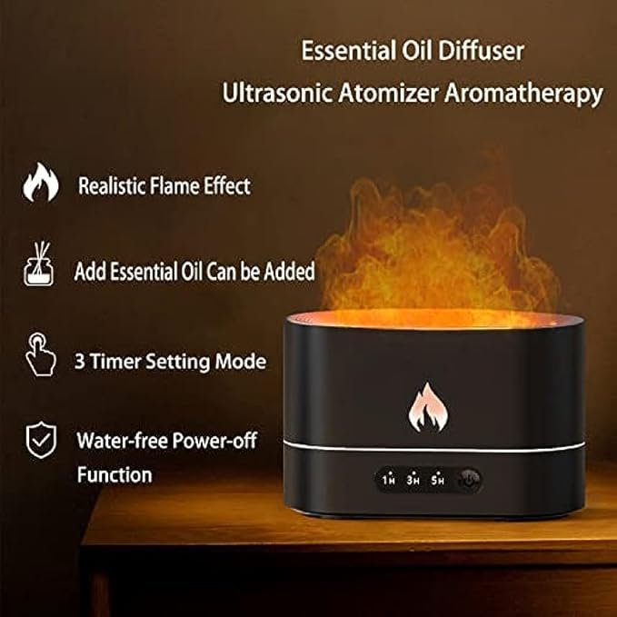 Flame Air Humidifier – The Ultrasonic Aromatherapy Experience with a Volcanic Twist Image