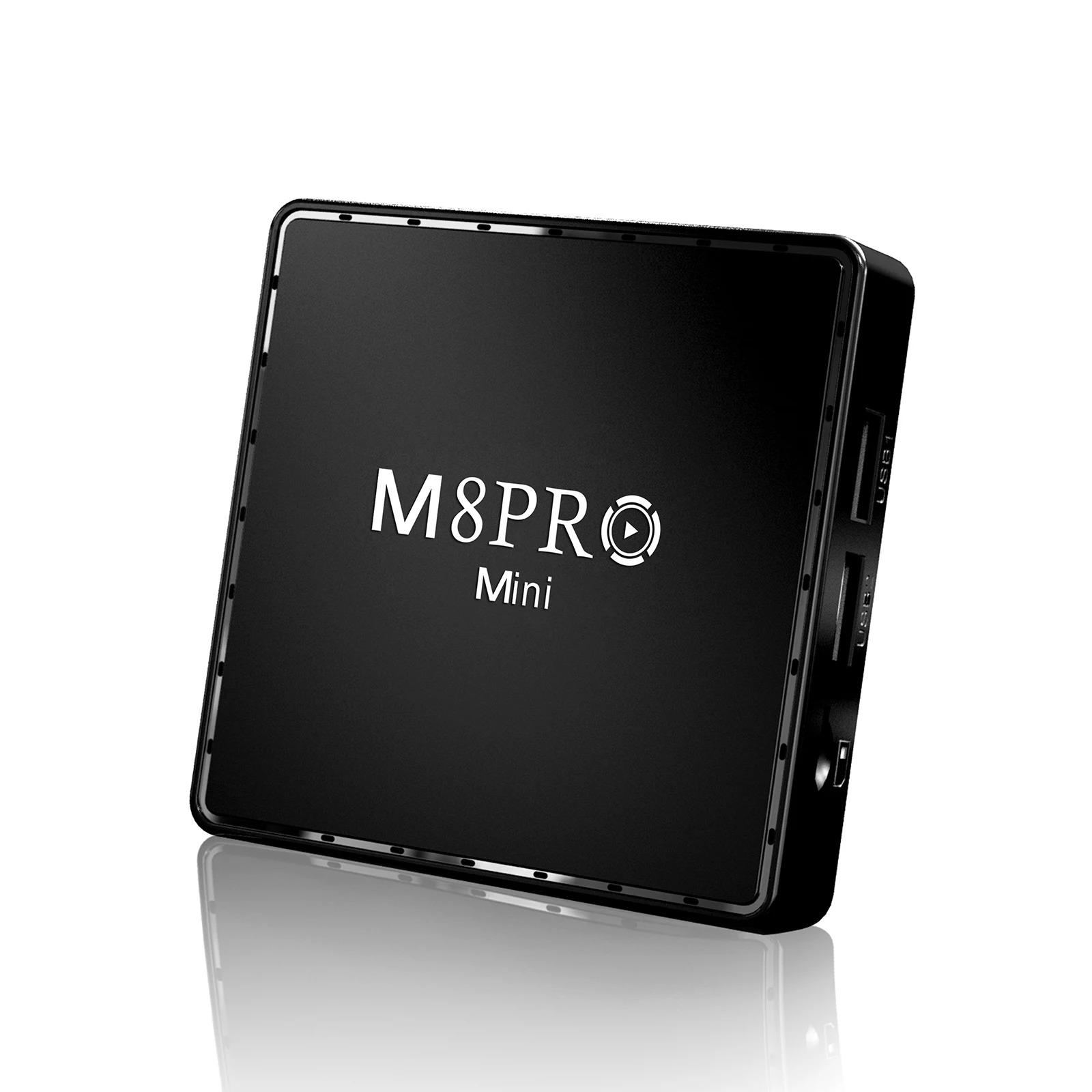 M8 Pro Mini Game TV Box – 64GB HD Retro Game Console with 2.4G Wireless Gamepad, Android 12 Dual System Set-Top Box Image