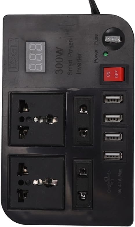 300W Car Inverter | Advanced 12V DC to AC Vehicle Transformer | Power Tablets, Laptops, and More On the Go Image