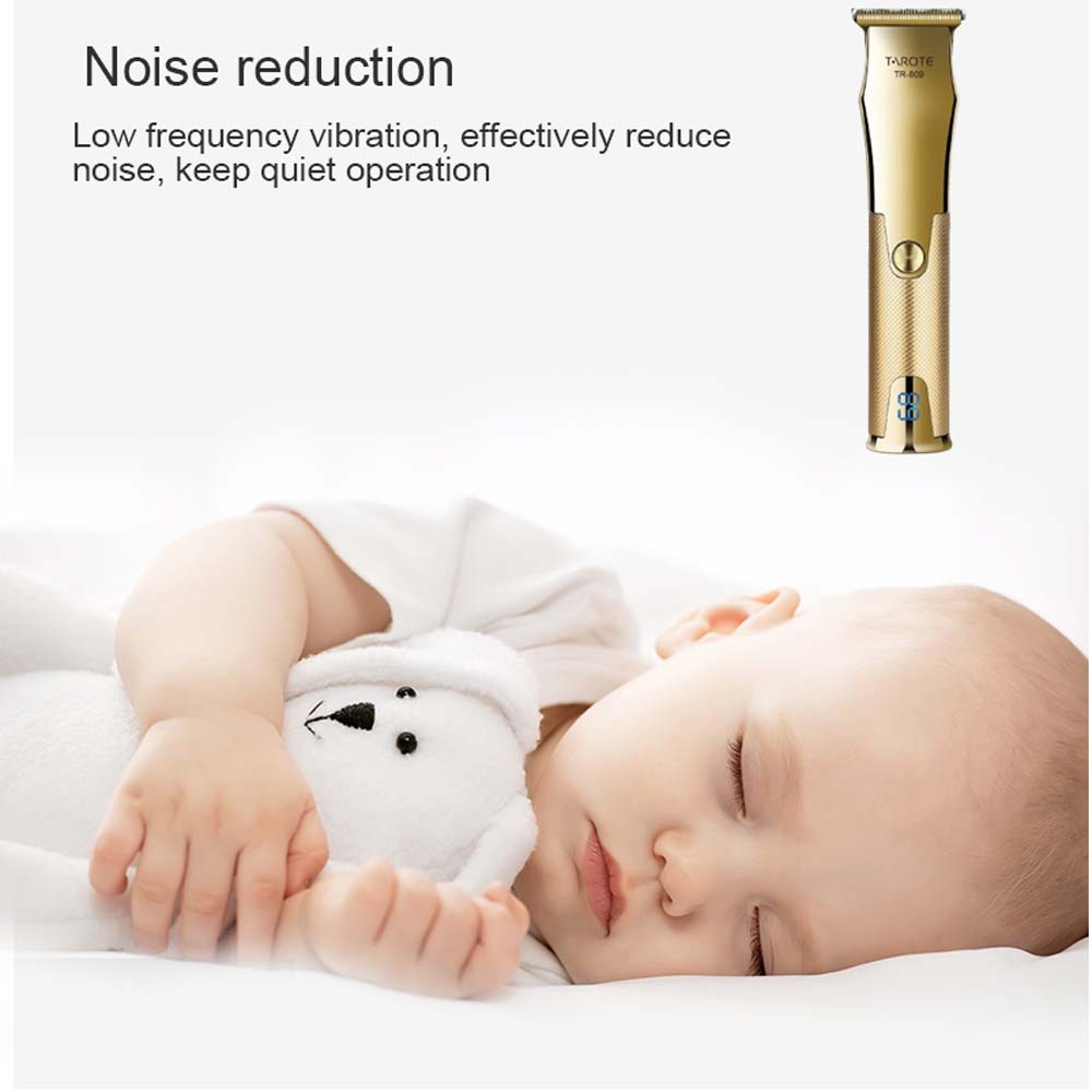 Professional Cordless Hair Trimmer for Men. Electric oil-head stainless steel clipper & beard shaver for precision grooming. Image