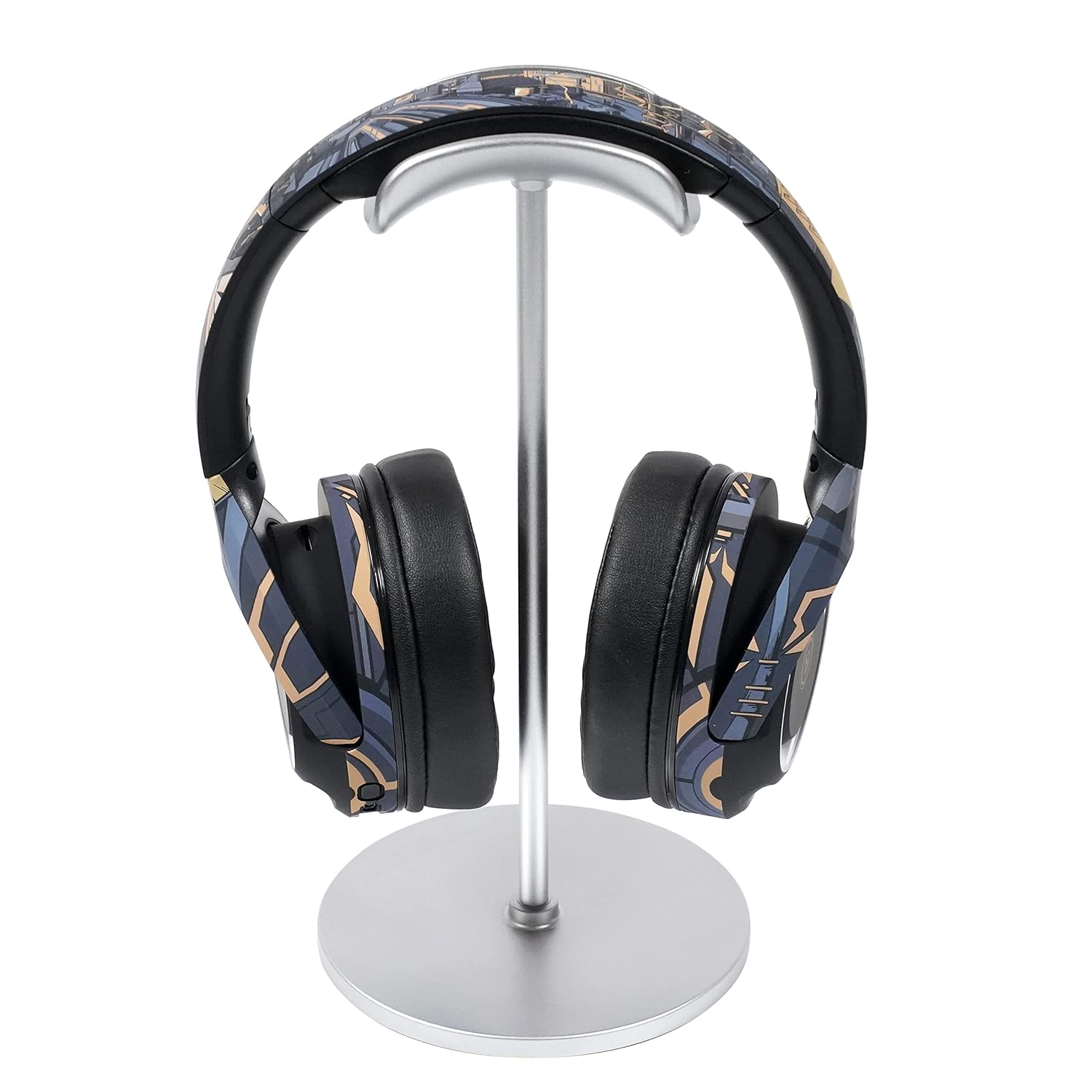 Universal Headphone Stand - Aluminum Holder with Stable Base for All Headset Sizes, Desk Organizer for Gaming & Studio Use (Multi-Colour) Image