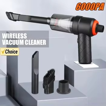 6000Pa Cordless Portable Handheld Vacuum Cleaner | High Power Vacuum Cleaner for Home, Office, and Car Cleaning Image