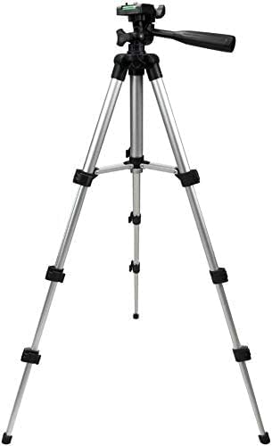 ETH-337: Black and Silver 50-Inch Camera Tripod Stand for Canon EOS Series (1100D, 500D, 550D, 600D) Image