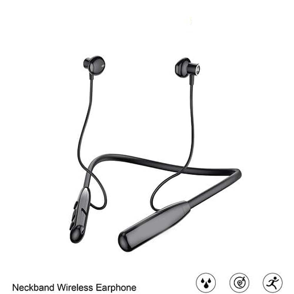 OSP 2 Bluetooth Neckband - 50H Playtime, Stereo Sound, TF Card Slot, BT 5.4, Type-C Fast Charge (Skin-Friendly) Image