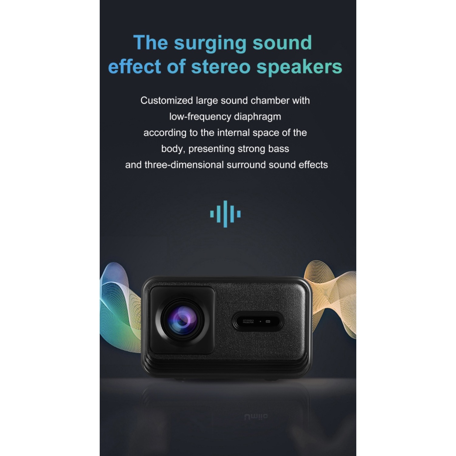 U8 Pro Movie Projector | Elevate Your Home Cinema with Full HD, 6GB RAM, Android OS | Immersive Entertainment Image