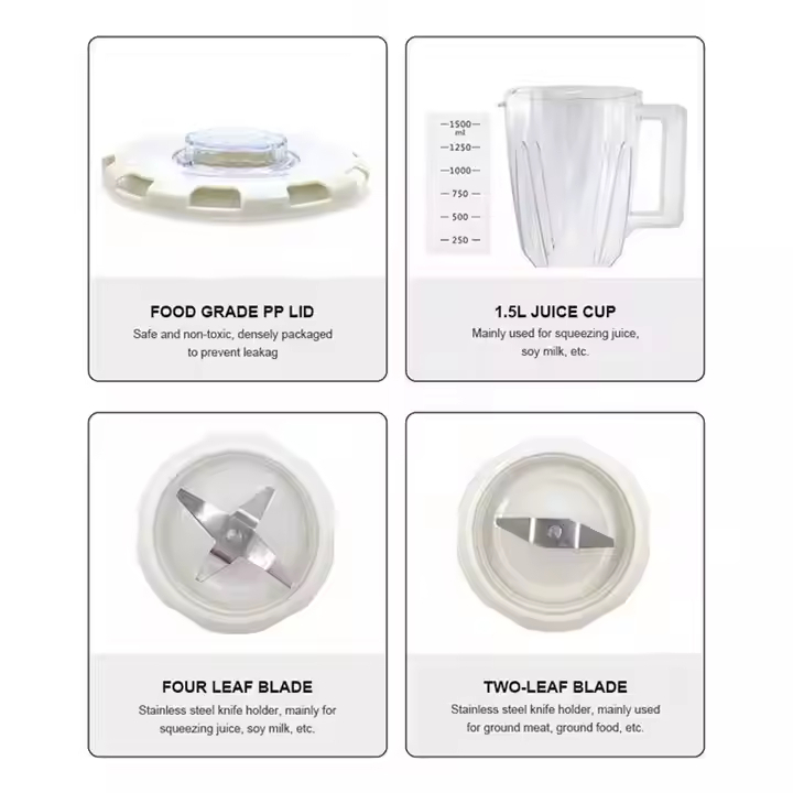 2-in-1 Multifunction Blender - 6-Preset Professional Blender for Home, Restaurant & Hotel Kitchens Image