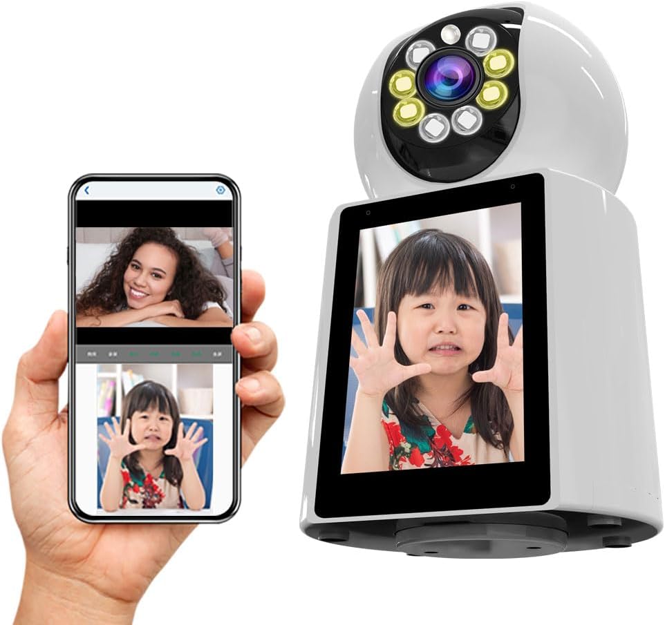 4K HD Indoor Security Camera - 360° Pet/Baby/Nanny Cam with Night Vision, 2-Way Audio & Motion Alerts, App Controlled Image