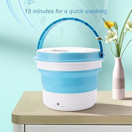 Portable Folding Washing Machine – The Ultimate Travel and Space-Saving Laundry Solution Image
