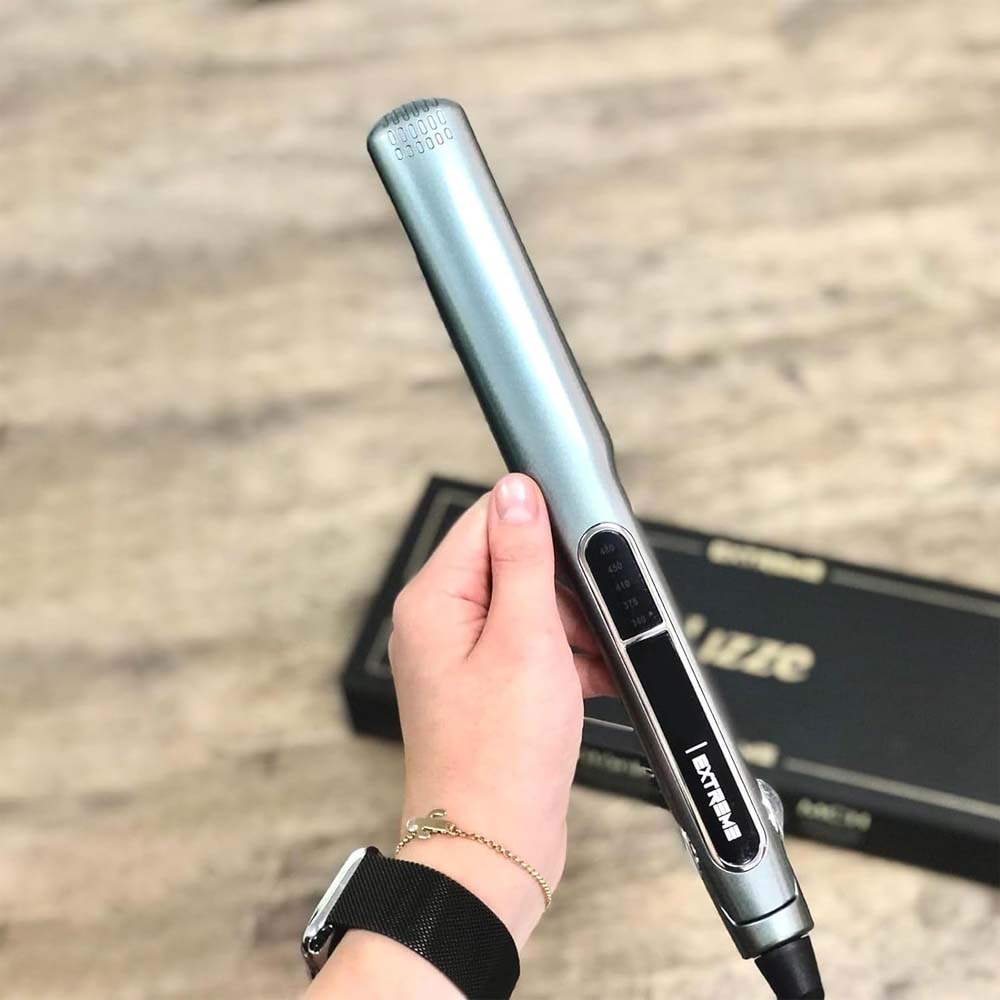 Extreme 480°F Hair Straightener - Professional Titanium Flat Iron with Digital Display & Fast Heat-Up Image