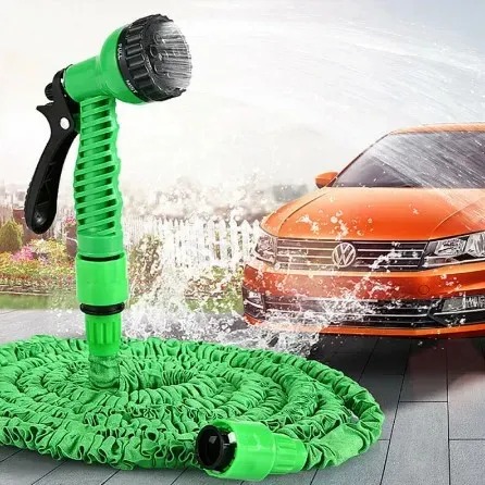 100Ft/30M Magic Hose Pipe | Expandable Garden Hose with Spray Gun | Flexible Water Hose for Car Washing, Pool Filling, and Plant Watering Image