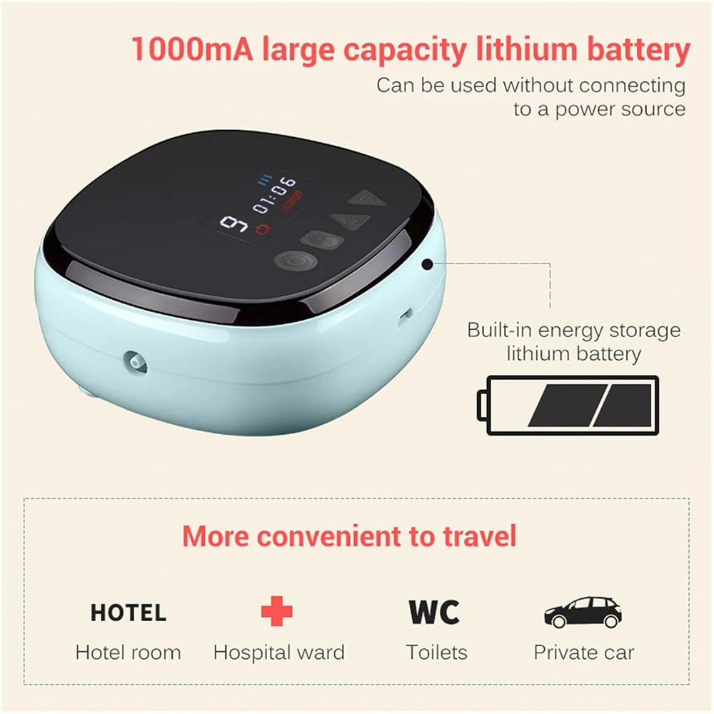 Electric Breast Pump - Portable, Rechargeable, Hands-Free Design for Travel & Home Use, Comfortable & Discreet (Multi-Colour) Image