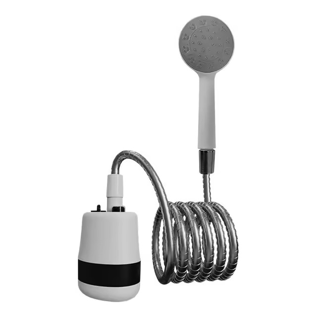 Portable Camping Shower - USB Rechargeable Electric Shower Pump with Handheld Shower Head for Outdoor Camping, Car Washing, Gardening, Pet Cleaning, and Travel. Perfect Portable Shower System for a Convenient and Refreshing Experience Anywhere Image