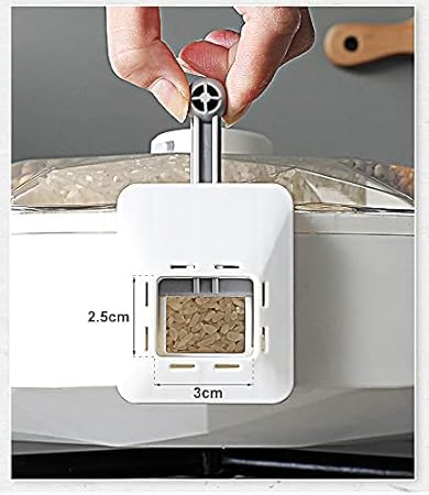 Wall-Mounted 6-Grid Dry Food Dispenser | Cereal, Rice, Candy, Coffee Bean, Snack, and Grain Storage Container Image
