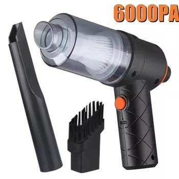 6000Pa Cordless Portable Handheld Vacuum Cleaner | High Power Vacuum Cleaner for Home, Office, and Car Cleaning Image