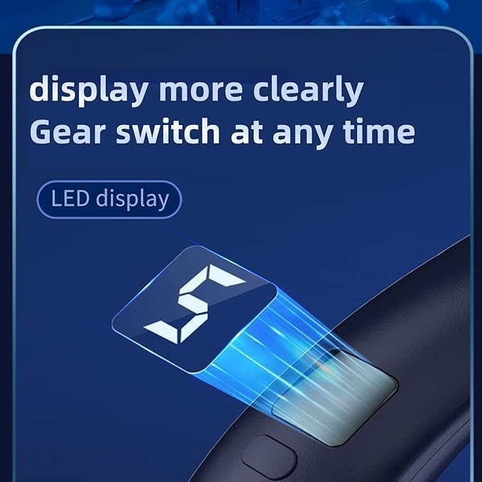 Foldable Neck Fan – Portable Personal Cooling System with 22 Balanced Air Outlets Image