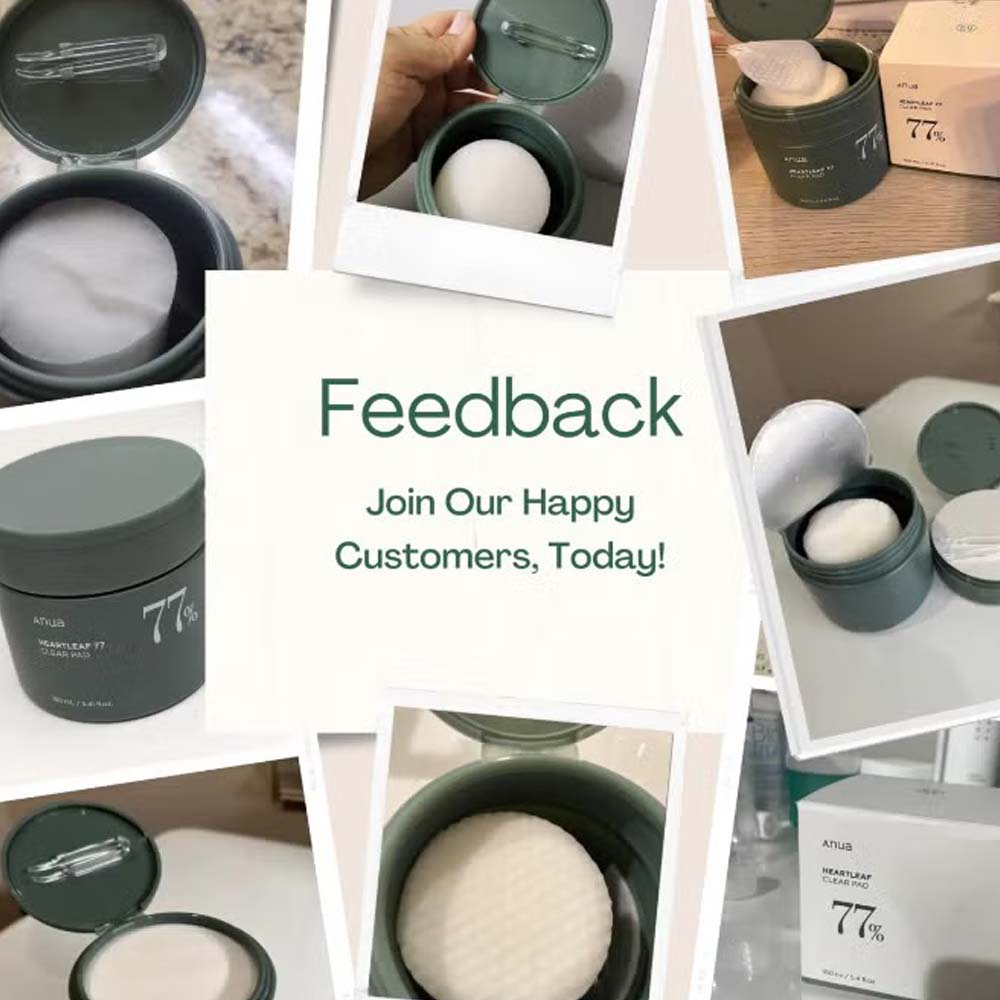 ANUA Heartleaf 77% Soothing Toner Pads. Gentle exfoliating & calming cotton pads for sensitive, troubled skin pads. Image