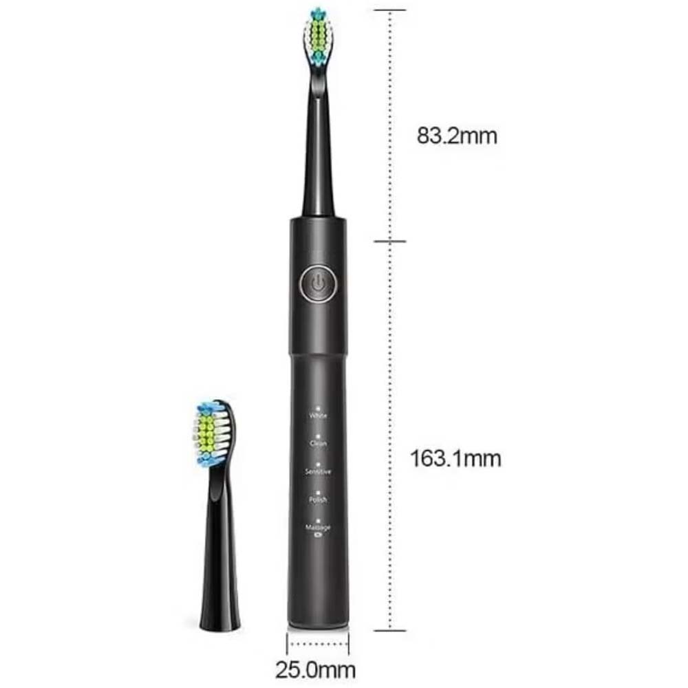 Electric Toothbrush & Water Flosser Combo – Cordless, Rechargeable, 5 Brush Modes, 3 Floss Modes, 8 Heads, Waterproof Oral Care Kit for Travel Image