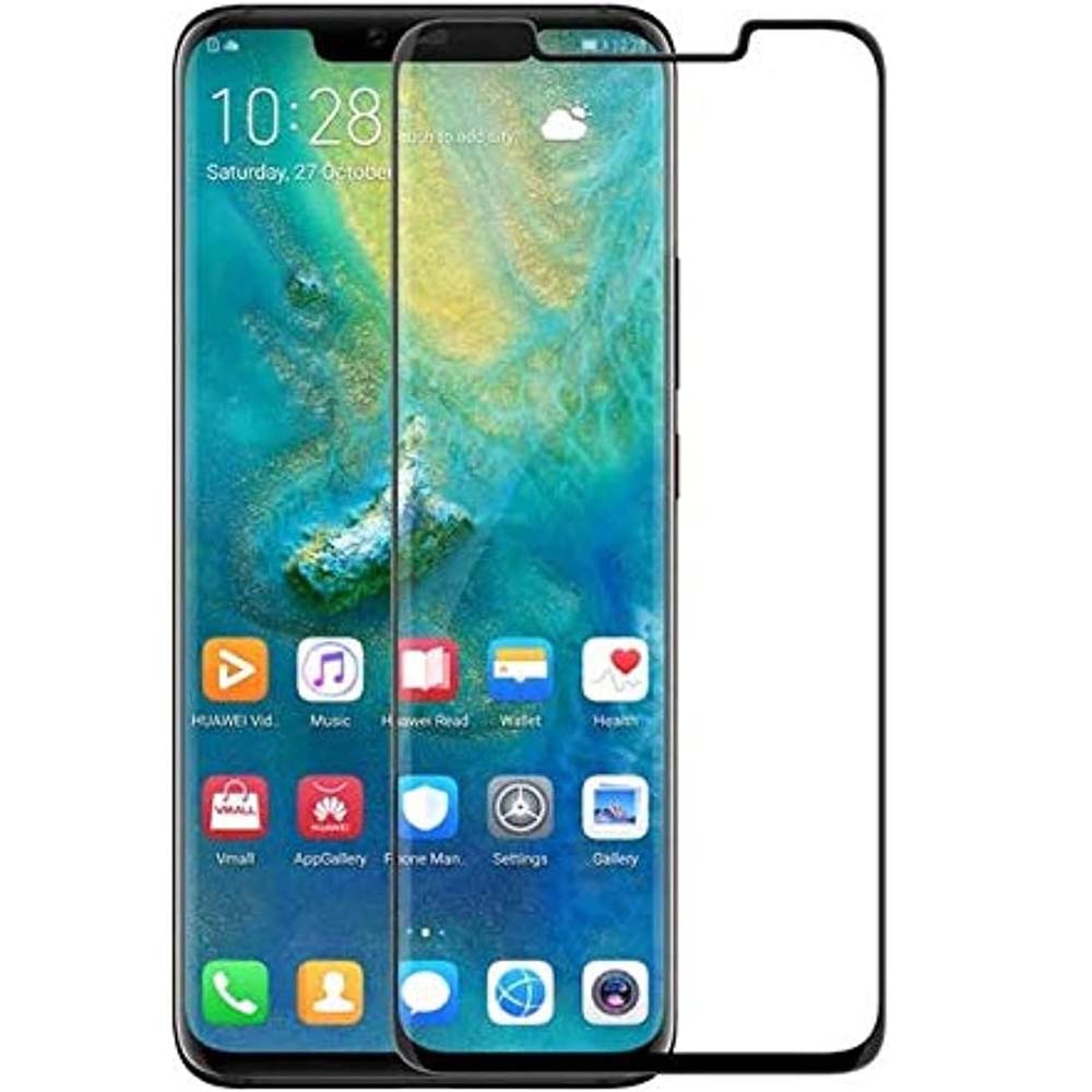 Huawei Mate 20 Pro Tempered Glass Screen Protector - 5D Curved Edge, Full Coverage, Ultra HD Clear, Anti-Scratch Image