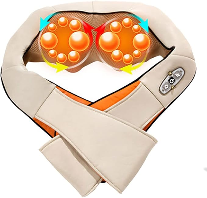 Kneading Electric Pulse Neck and Shoulder Massager | Deep Tissue Relief with Pulse Technology Image