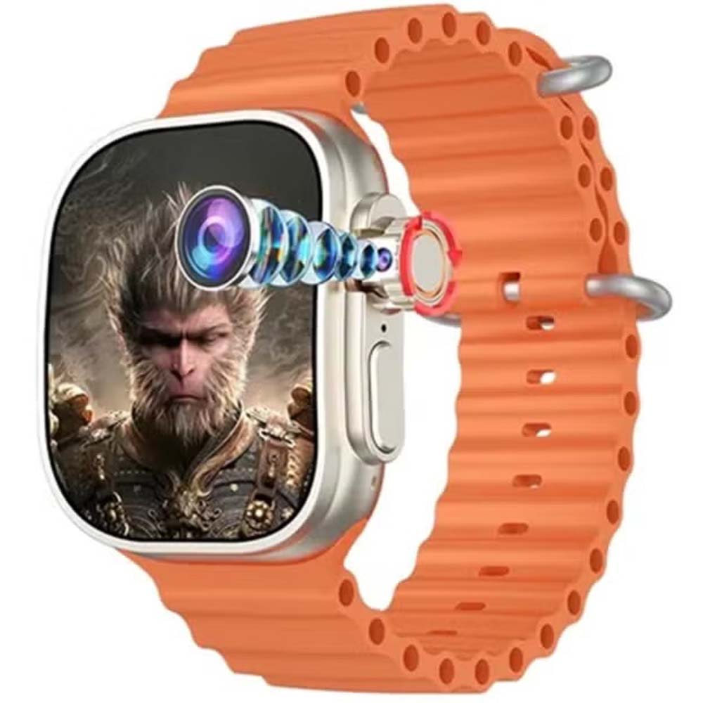 ST13 Smart Watch: 2.2" full-screen, 4G SIM support, 3 straps & wireless charger. Elegant gold design for ladies & gents. Image