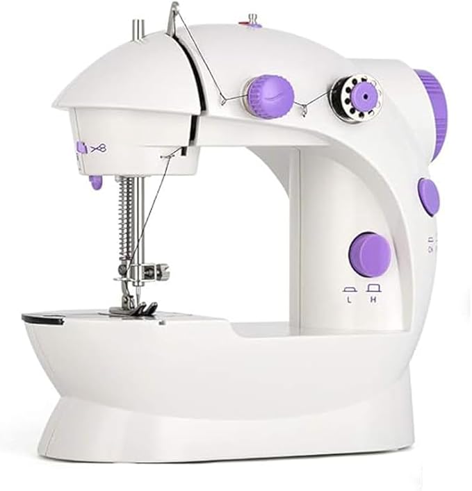 Beginner-Friendly Mini Electric Sewing Machine – Portable, Dual-Speed Crafting and Mending Image
