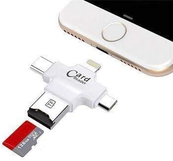 Universal Card Reader – Compatible with iPhone, Samsung, Huawei, and HTC Devices - A Versatile Connectivity Solution Image