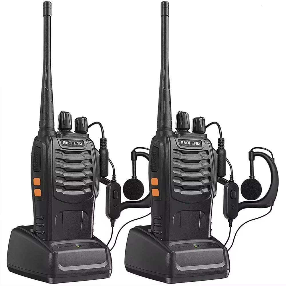 BF-888S UHF 400-470MHz Handheld Walkie-Talkie. 5W long-range ham radio for professional & commercial use. Wireless communication. Image