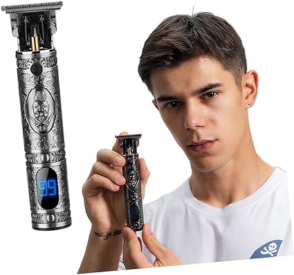 USB Rechargeable Electric Barbershop Hair Clipper | Digital LCD Professional Hair Trimmer Image