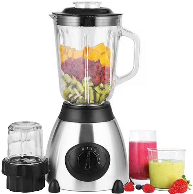 5-Speed Electric Multifunctional Juicer Blender | 1.5L Capacity | 1500W High Power Image