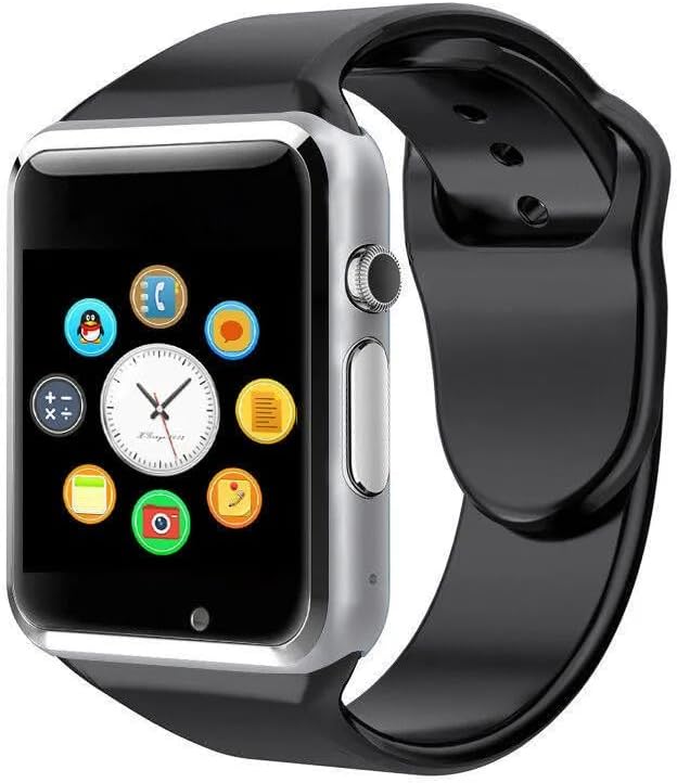 A1 Bluetooth Smart Watch - Fitness Tracker with Pedometer, SIM Card Slot & Camera | Android Sports Bracelet with Call, Message Alerts, and Health Tracking | All-in-One Smart Wrist Companion for Daily Use Image