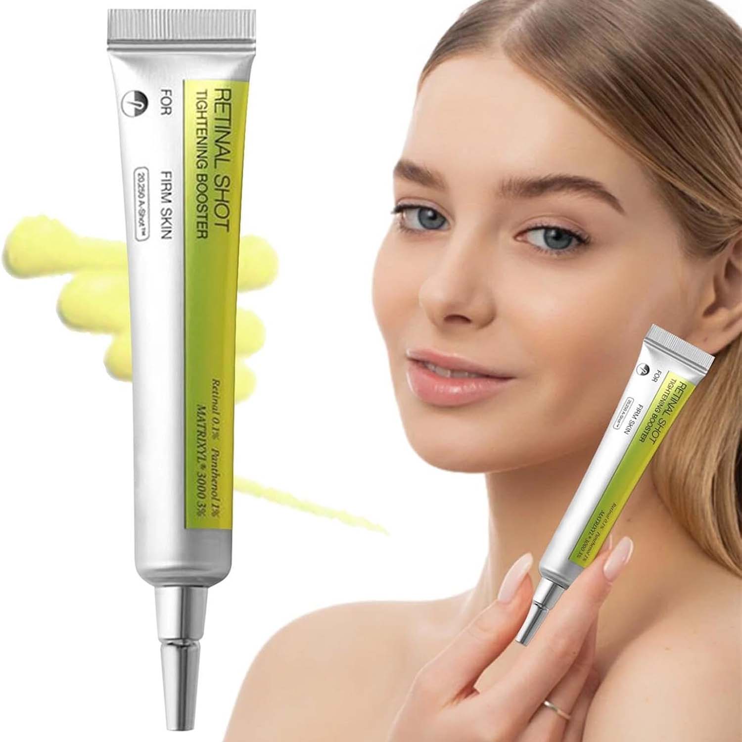 Vita A Retinal Shot Tightening Booster. Advanced retinal serum for deep wrinkles, firming & skin renewal. All skin types. Image