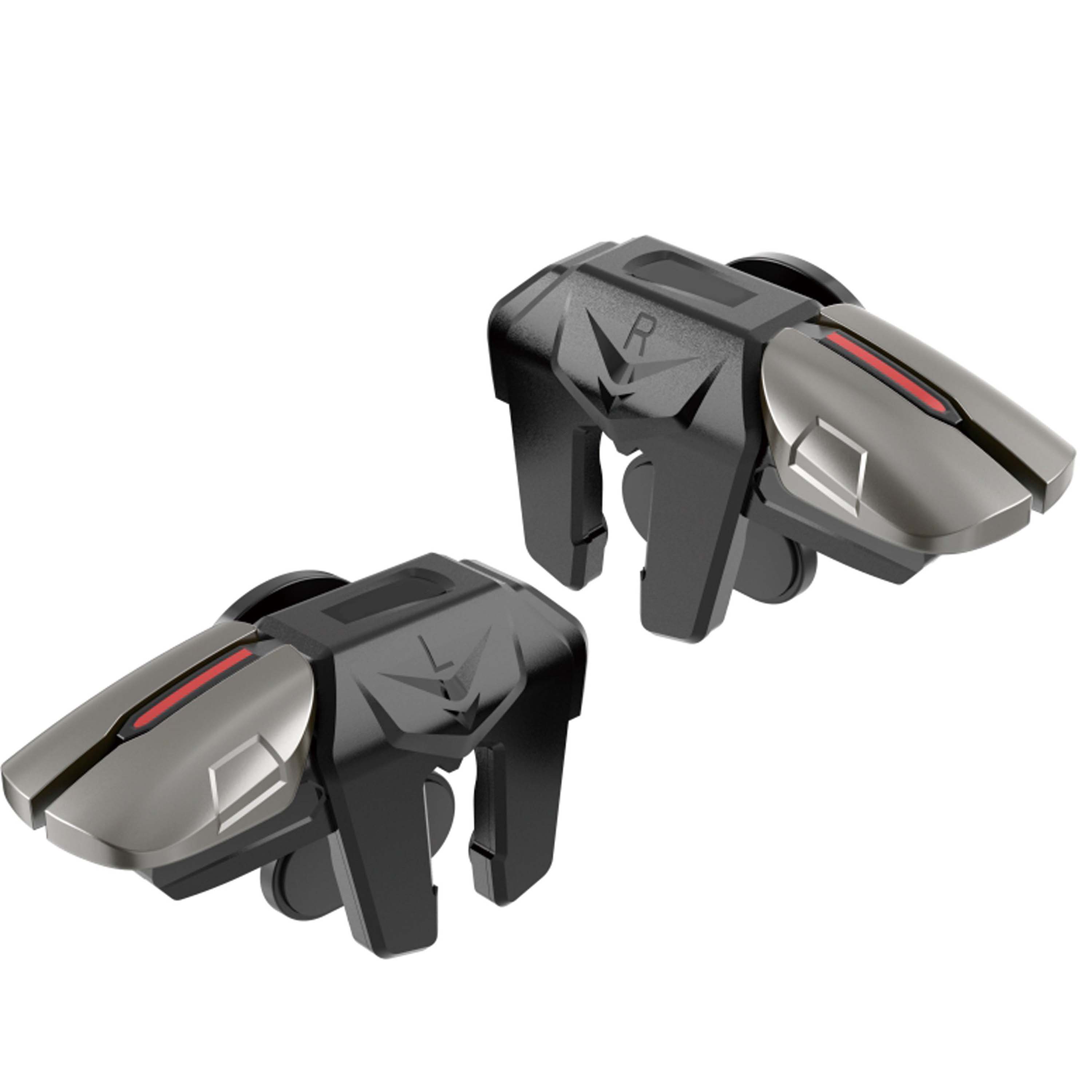 ET-F08 Mobile Game Trigger Controller - Clip-on Fire Buttons & Joystick for iOS/Android Gaming, No Bluetooth Needed Image