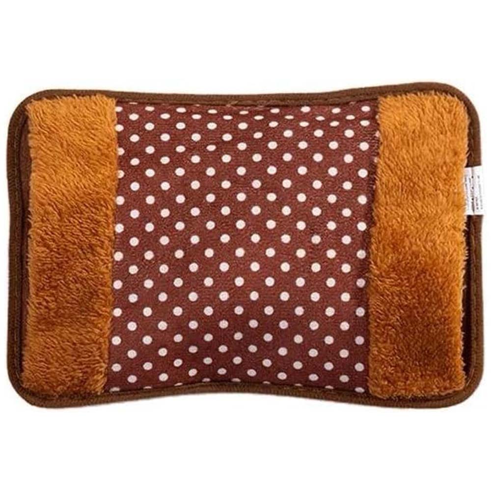 Rechargeable Electric Hot Water Bottle - Quick Heat in 15 Minutes, Portable & Effective for Muscle Pain Relief, Neck, Back, and Lumbar Pain, Warm Bed Companion - Soft, Durable, and Safe with 5-8 Hours Heat Retention Image