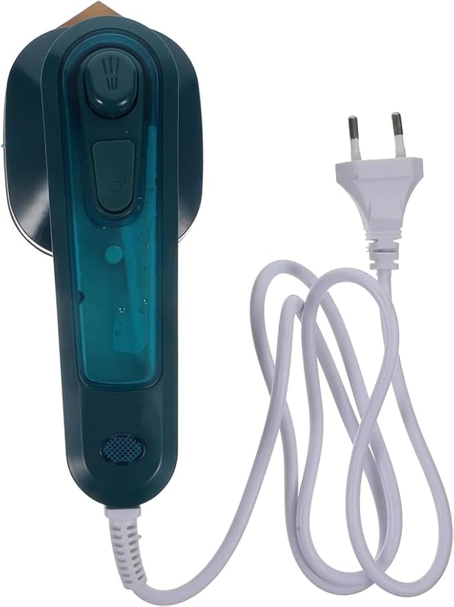 Portable Steamer for Clothes | Mini Electric Iron Steamer with Steamer Basket | Lightweight, Small Travel Clothing Steamer for Home Use Image